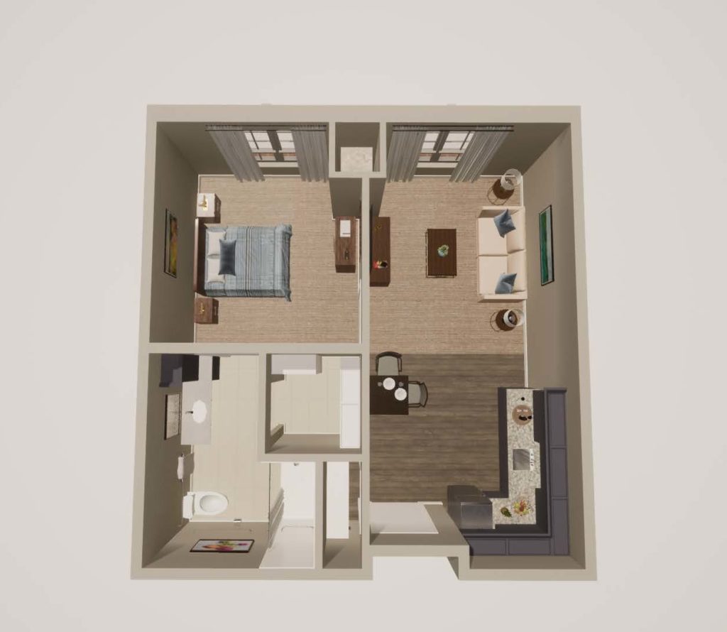 River North: One Bedroom