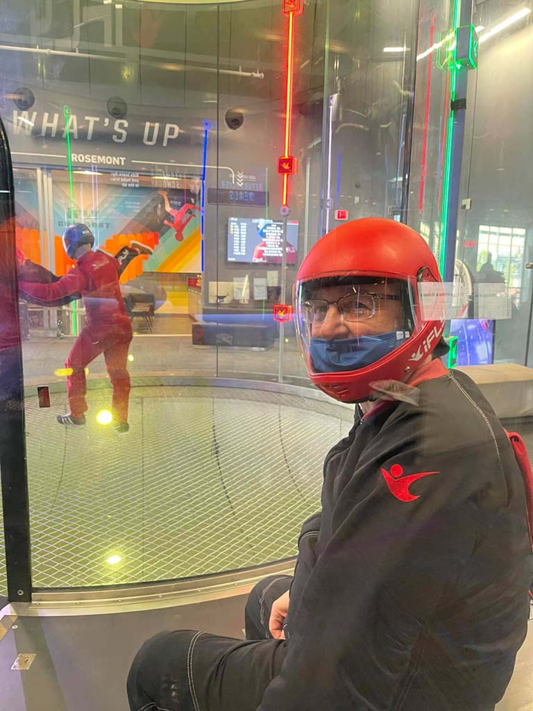 Event day at iFly - indoor sky diving